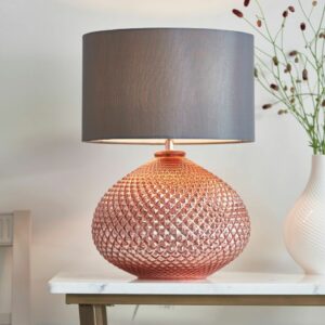 77097 Livia Copper Table Lamp