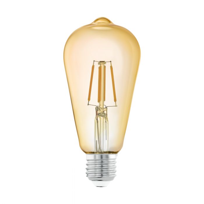 ST64 amber filament lamp E27