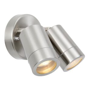 73446 Atlantis 2 Light Spotlight IP65 316 Steel