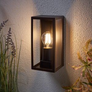 78757 Breton Wall Light IP44 Black