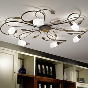 90698 Gerbera Flush Ceiling Light