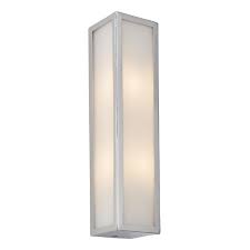 96317 Newham IP44 Opal Wall Light