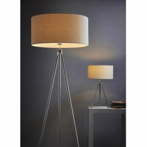 73145 Tri Chrome Floor Lamp